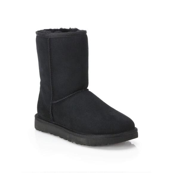 Shoes - UGG Womens Classic Short Ii Boots Black Size 6